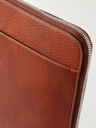 BRUNELLO CUCINELLI - Full-Grain Leather Pouch