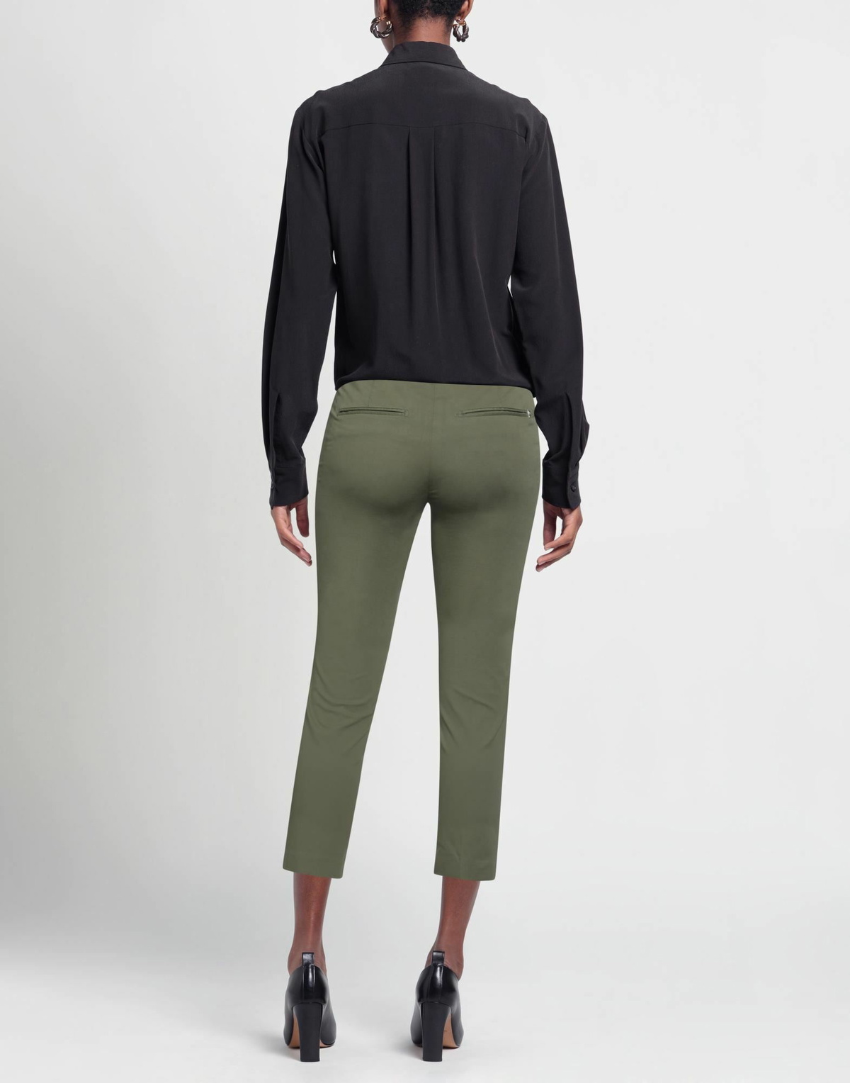 Dondup Womens Pants Military in Green
