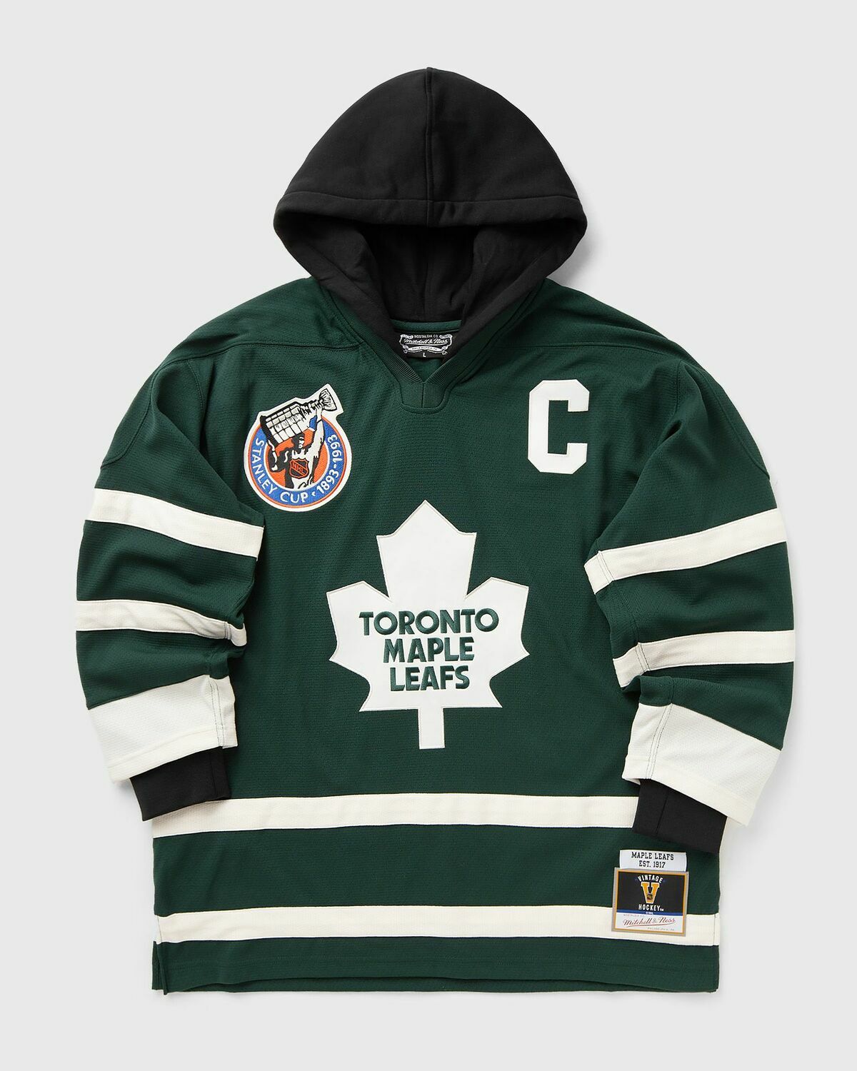 Mitchell & Ness X JUST DON NHL JERSEY HOODIE TORONTO MAPLE LEAFS Green Men