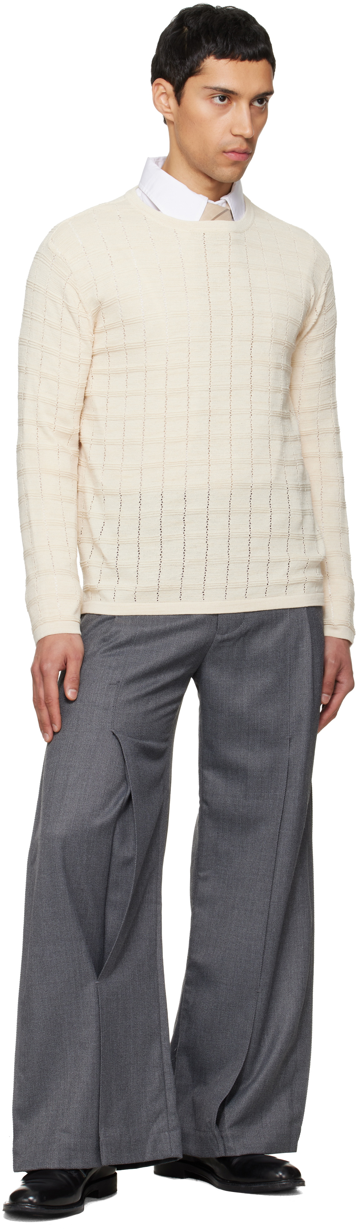 NULLUS 24aw Gradient Stripes ニット　サイズ3 2026年最新】nullus 24aw gradientの人気アイテム - メルカリ