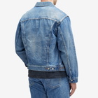 Uniform Experiment Men's Denim Trucker Jacket in Indigo