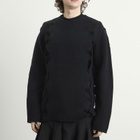 Comme des Garçons Homme Plus Men's Lily-Yarn Long Sleeve Jersey in Black