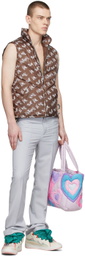 ERL Khaki Polyester Down Vest