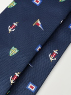 Polo Ralph Lauren - 8cm Embroidered Silk Tie
