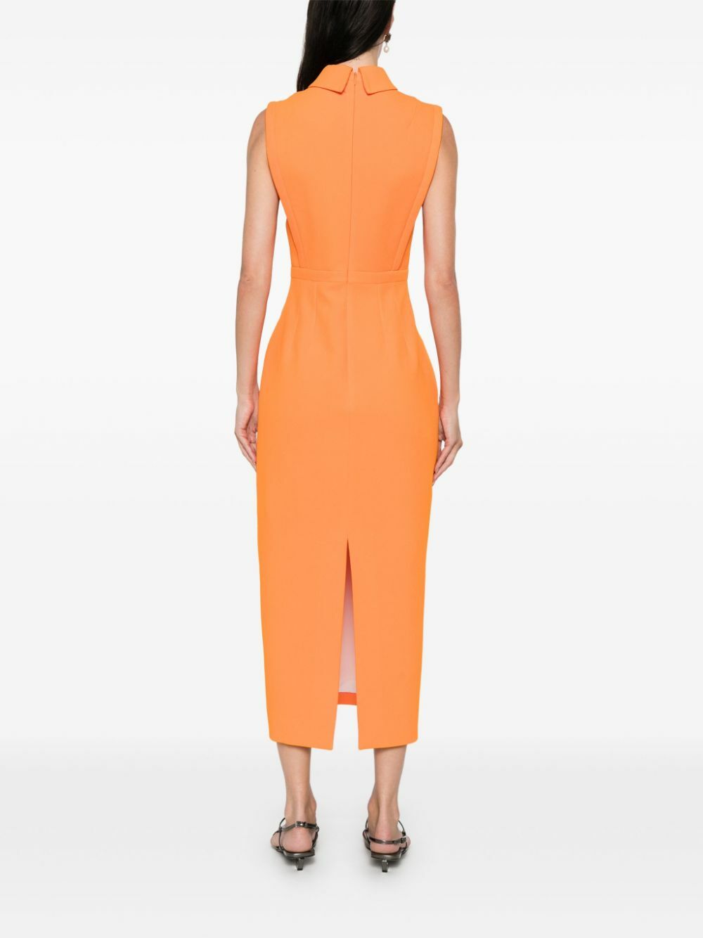 emilia wickstead orange dress Rent Emilia Wickstead Orange Dress