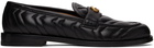 Gucci Black GG Marmont Loafers