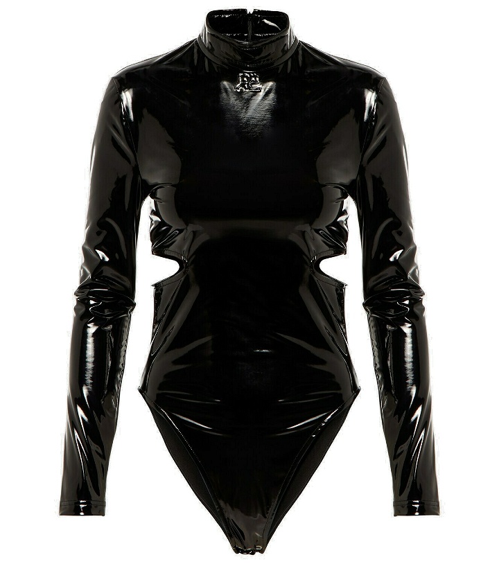 Photo: Courrèges Faux patent leather bodysuit