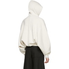 Chloe White Cashmere Knit Chunky Hoodie