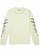 MANAAKI - Proverb Oversized Printed Cotton-Jersey T-Shirt - Neutrals