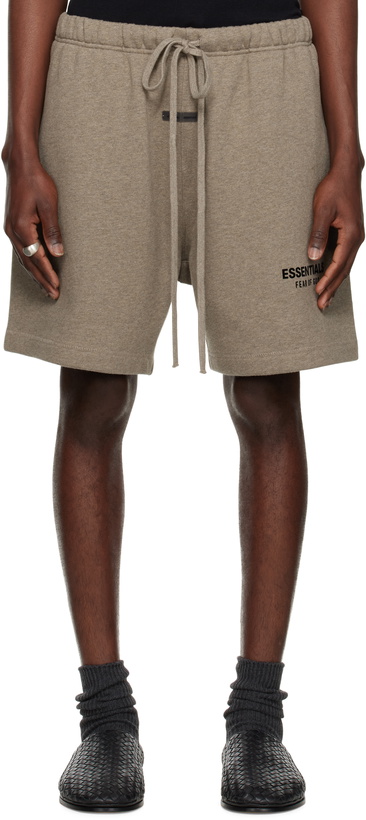 Photo: Fear of God ESSENTIALS Gray Classic Sweat Shorts