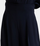 Max Mara High-rise cady wide-leg pants