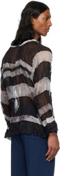 SC103 SSENSE Exclusive Black & Off-White Crypt Top