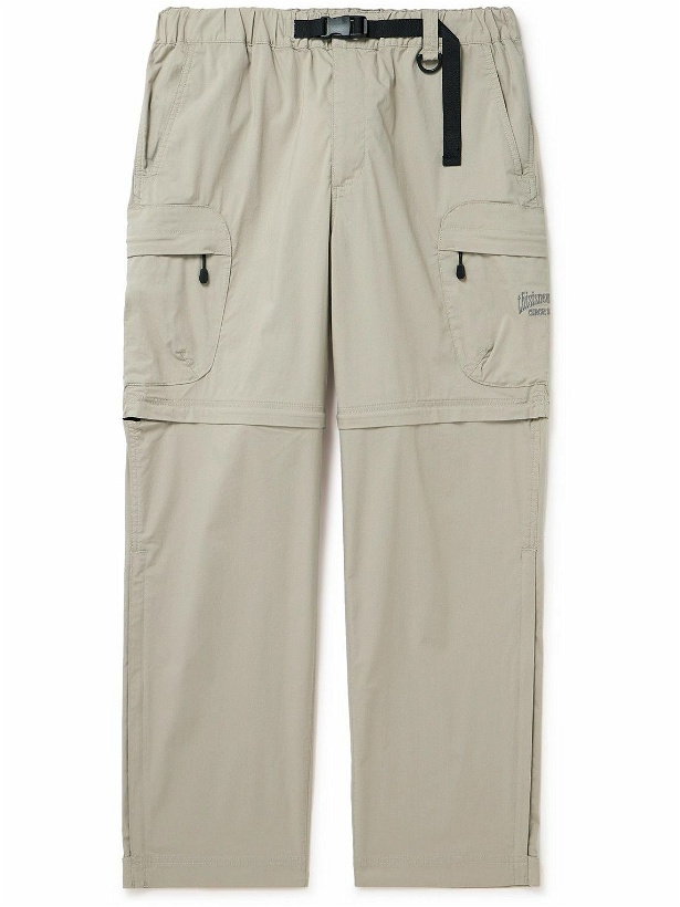 Photo: thisisneverthat - 2-Way Mountain Straight-Leg Convertible Stretch Cotton-Blend Ripstop Trousers - Neutrals