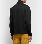 Acne Studios - Evias Cotton-Jersey Half-Zip Shirt - Black