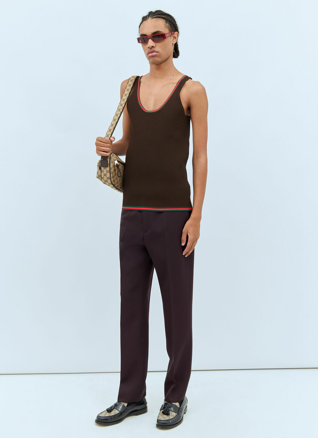 Gucci Web Tank Top