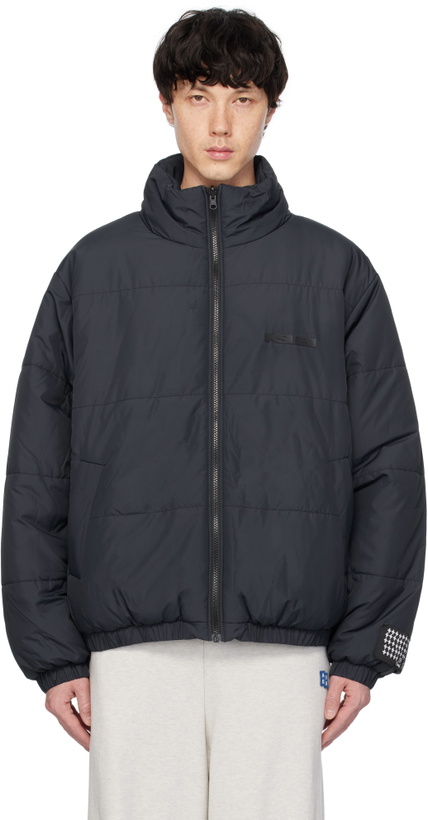 Photo: Ksubi Navy Sott Puffer Reversible Jacket