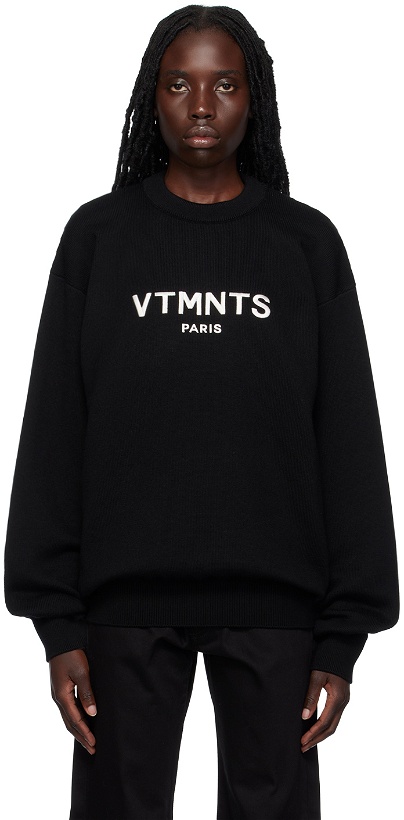 Photo: VTMNTS Black Paris Sweater