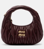 Miu Miu Wander Mini matelassé leather top-handle bag