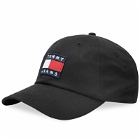Tommy Jeans Men's Heritage Logo Cap in Black