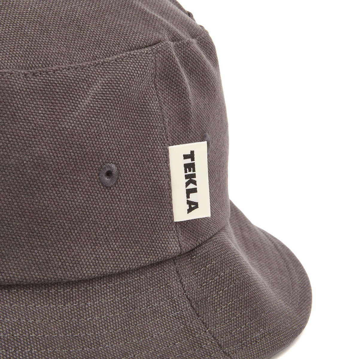 Tekla Fabrics Bucket Hat in Black Sand