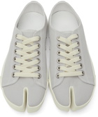 Maison Margiela SSENSE Exclusive Grey Canvas Tabi Sneakers