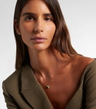 Suzanne Kalan One Of A Kind 18kt gold necklace with emerald and diamonds