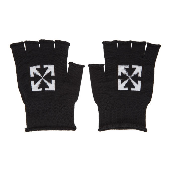 Photo: Off-White Black Arrows Fingerless Gloves