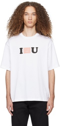 Acne Studios White Printed T-Shirt