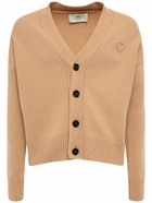 AMI PARIS Adc Logo Wool Cashmere Cardigan