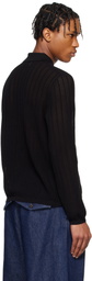 Holzweiler Black Rina Crochet Cardigan