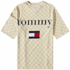Tommy Jeans Men's TJCU Sueded Sweat T-Shirt in Classic Beige