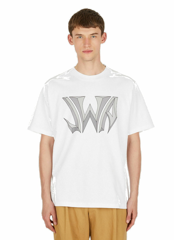 Photo: Gothic Logo T-Shirt in White