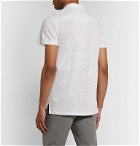 Odyssee - Rochers Linen Polo Shirt - White