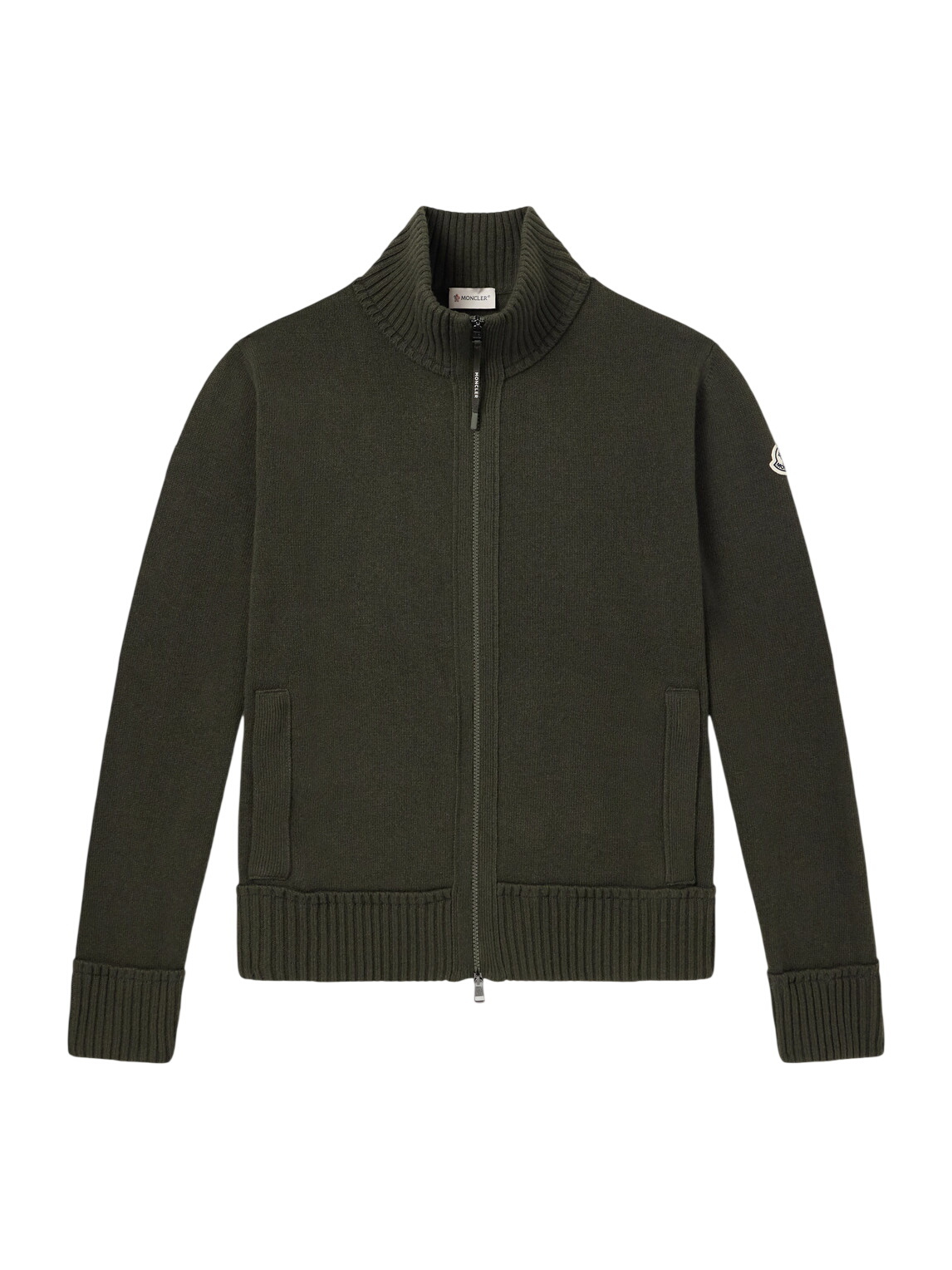 Moncler Black Maglione Tricot Ciclista Sweater Moncler