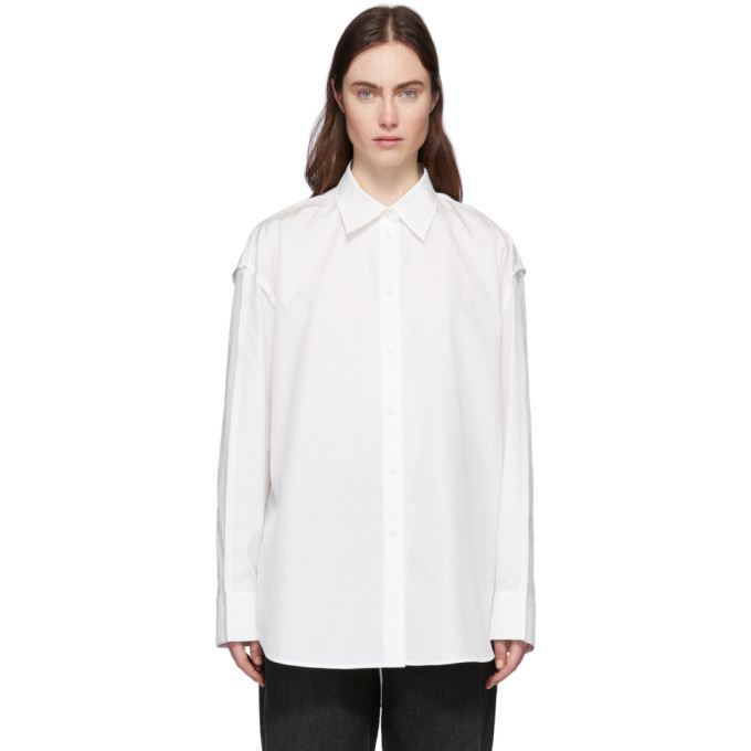 Acne Studios White Inverted Seams Shirt Acne Studios