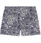 Zimmerli - Paisley-Print Stretch-Jersey Boxer Shorts - Blue