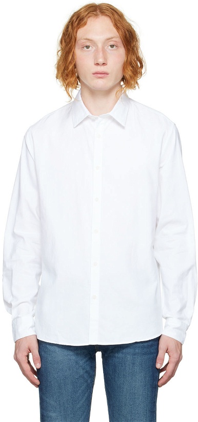 Photo: Sunspel White Buttoned Shirt