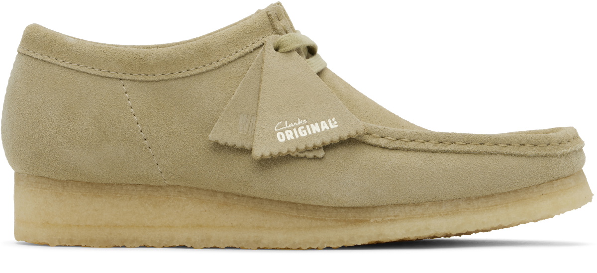 Clarks Originals Taupe Wallabee Derbys Clarks Originals display picture 1