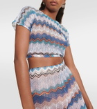 Missoni Mare Zig Zag open-knit crop top