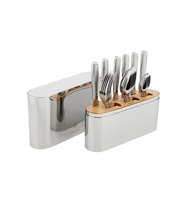 Photo: Christofle Concorde stainless steel 24-piece cutlery set