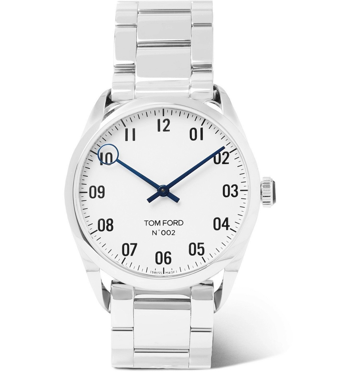 Photo: Tom Ford Timepieces - 002 38mm Stainless Steel Watch - White