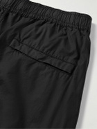Stone Island - Tapered Garment-Dyed Cotton-Blend Cargo Trousers - Black