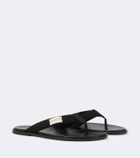 Givenchy Logo grosgrain thong sandals