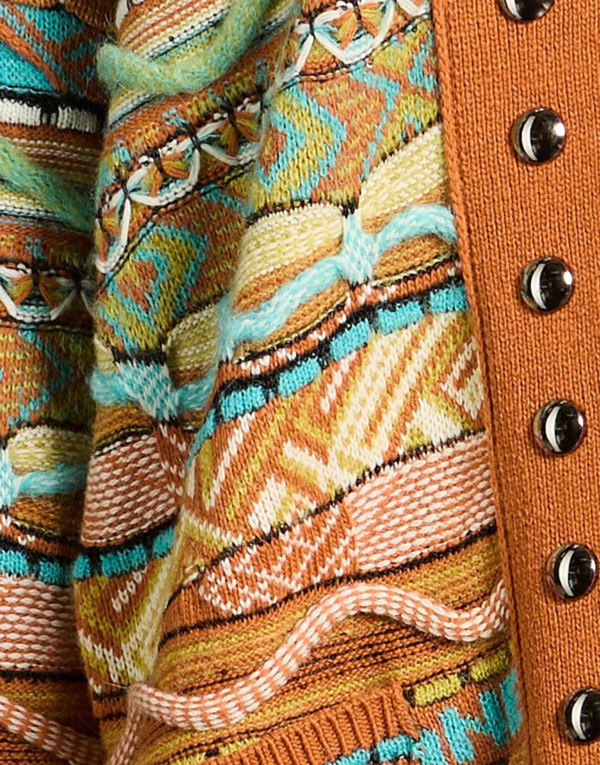 Laneus Womens Cardigan in Turquoise