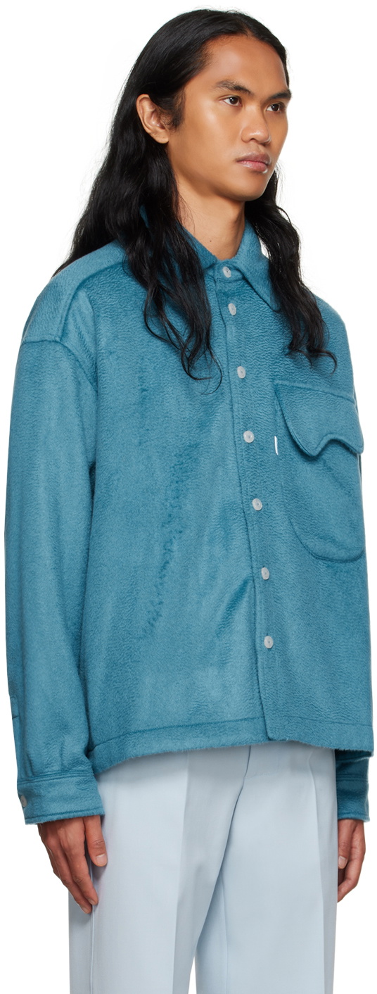 Bonsai Blue Brushed Jacket