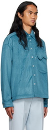 Bonsai Blue Brushed Jacket