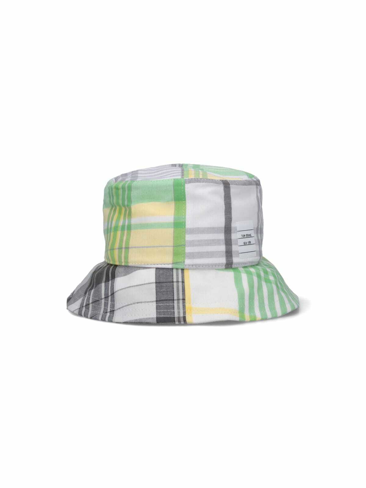 ★THOM BROWNE★ストライプ クォーター コンボ バケットハット Thom Browne White & Blue Quarter Combo Bucket Hat Thom Browne
