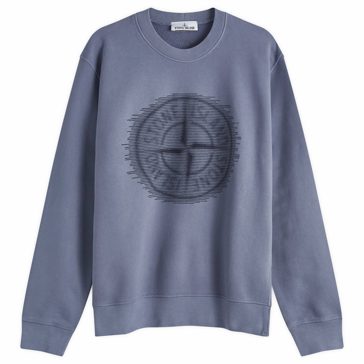 Stone Island Men's Organic Cotton Sweatshirt Blue