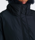 Yves Salomon Wool-trimmed down jacket