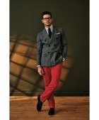 Brooks Brothers Men's Milano Slim-Fit Wide-Wale Corduroy Pants | Pink